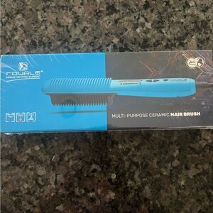 Royale Multi-purpose Ceramic Hair Brush in baby blue